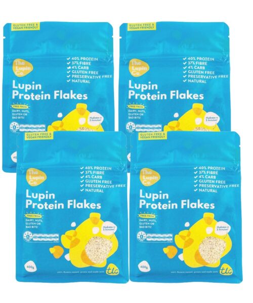 Lupin Flakes 400gm 4-pack vegan-flakes