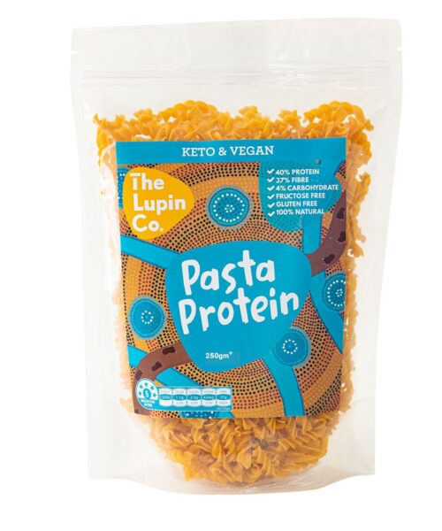 Delicious low carb and high protein pasta that's keto-friendly and 100% natural - Made with Australian sweet lupins