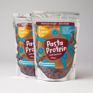 Lupin Protein Pasta - Beetroot 2 x 250g