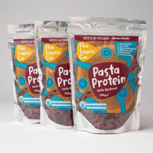 Lupin Protein Pasta - Beetroot 3 x 250g