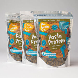 Lupin Protein Pasta - Spinach 3 x 250g