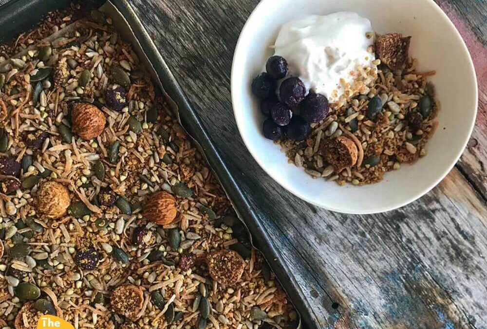Lupin Granola with Cinnamon, Raspberry & Wild Figs