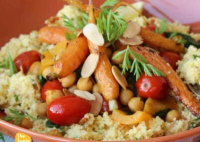 Roasted Carrot and Chickpea Tagine