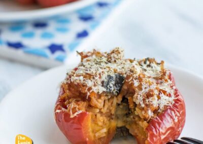Stuffed Red Capsicums