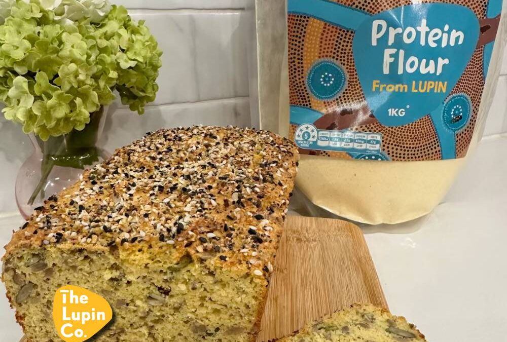 Easy Rustic Lupin & Seed Protein Bread