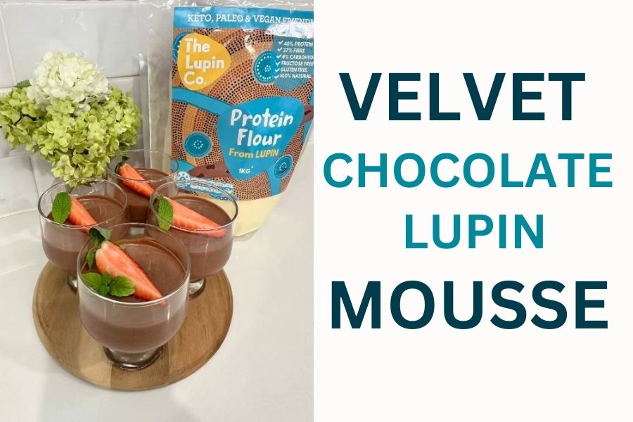 Velvet Chocolate Lupin Mousse