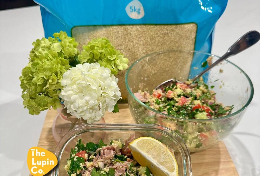 High-Protein Lupin Flake Tabbouleh