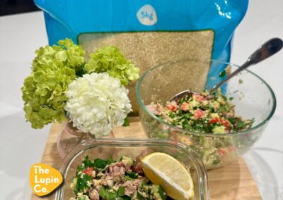 High-Protein Lupin Flake Tabbouleh